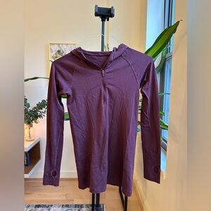 Women’s Lululemon Maroon Lightweight Hoodie Jacket